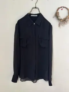 美品 セオリーリュクス 23SS ノースリーブ ブロッサムプリント 