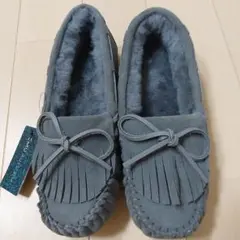 【未使用】EMU Australia グレー モカシン