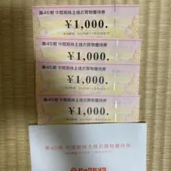 新着ビックカメラ株主優待券　4000円分