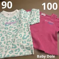 BABYDOLL Tシャツ 2枚セット 90cm 100㎝