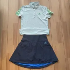 adidas ゴルフレディース ポロシャツ スカートセット