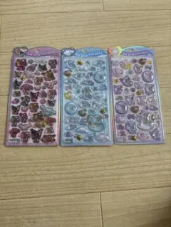 大人気のうるちゅるポップシール3枚セット！