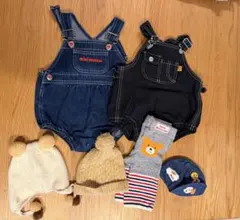 ミキハウス　ベビー服　カバーオール　まとめ売り ヴィンテージ　60-70cm
