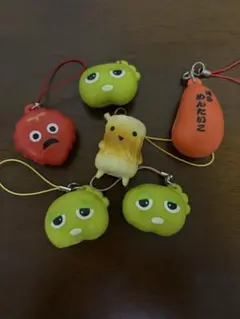 キャラクター ストラップ 6点セット