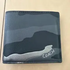 COACH 二つ折り財布 カモフラージュ柄のサムネイル
