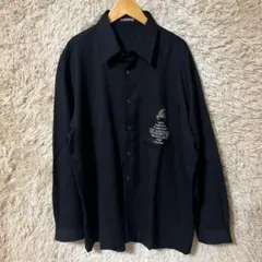 BLACKPIA ブラックシャツ 長袖 ポケット付き