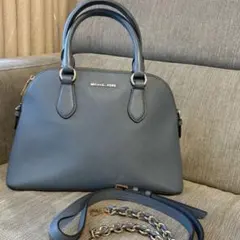 ⭐︎美品⭐︎MICHEAL KORS ドームサッチェル ミディアム ブルーのサムネイル