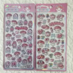 マイメロ　マイメロディ　ぷっくりシール　まとめ売り