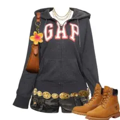 y2k グランジ パーカー