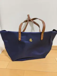 ★ローレンRL ネイビー トートバッグ