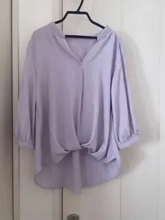 INGNI 薄紫 五分袖ブラウス M