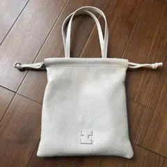 IACUCCI グレーベージュ ショルダーバッグ