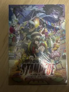 ⭐️ワンピース　STAMPEDE　2ポケットメタリックA4クリアファイル　集合