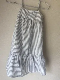 UNIQLO ストライプ ノースリーブワンピース 130