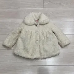 （24）レディーアップルシード ボアコート 110サイズ　秋冬