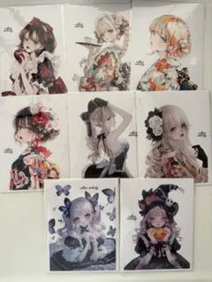 D】cotton melody様 人物ステッカー 女性② おすそ分け 9枚 - メルカリ