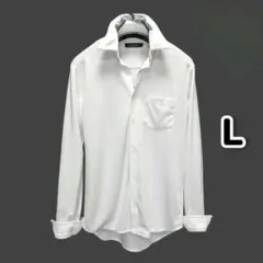 サムディフ SOMEDIFF イタリアンカラー 総柄 長袖シャツ L v7a