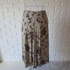 【値下げ】状態良好SCAPAペイズリー柄 スカート36サイズ