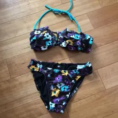 ◆お値下げ◆水着 ビキニ 花柄 バンドゥ SLY