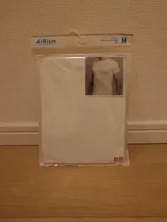 新品未使用　AIRism ホワイト クルーネックTシャツ M