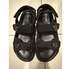 CHANEL シャネル　フットベットサンダル　37のサムネイル