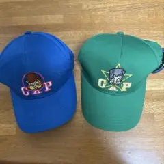 CAP キャップ 青と緑のセット