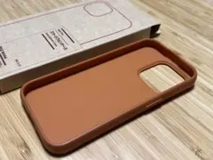 MUJI iPhone 15 Pro用ケース オレンジ