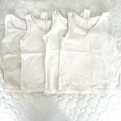 ユニクロ　コットンメッシュタンクトップ　90サイズ　4枚セット