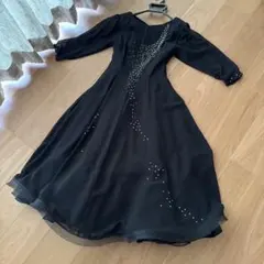 シ*ン様 社交ダンス　ドレス　品格のあるブラック