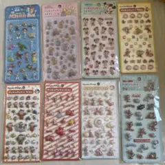 【新品・未開封】ぷくぷくシール　8枚セット売り