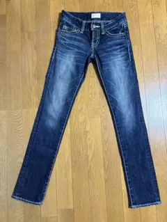 MOUSSY ストレートデニム ダークブルー