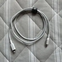 USB-C&Lightningケーブル ホワイト 標準長さ