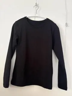 ユニクロ　超極暖ヒートテッククルーネックT 長袖　S ブラック