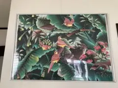 バリ絵画 G. Suasa作 鳥と熱帯植物 バリ絵画 G. Suasa作 鳥と熱帯植物 - メルカリ