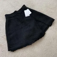 未使用タグ付☆モーメントプラス　スカパン　ツイード　ラップデザイン　M