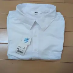 ユニクロ　ドライシャツカラー　ポロシャツ　半袖　白　XＬ