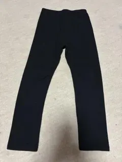 CLOSSHI Kids 裏起毛レギンス 120cm 黒 長ズボン ワッフル素材