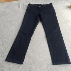 SOMETHING ブラック アンクル丈 パンツのサムネイル