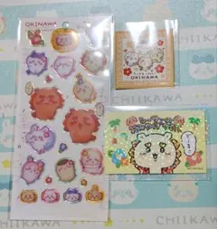 ②　シーサーのおみやげやさん　ちいかわレストラン　沖縄　シール　ステッカー