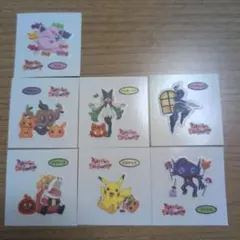 ポケモンパンシール デコキャラシール 第213弾 7枚セット