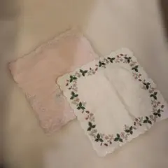 WEDGWOOD 刺繍入りタオルハンカチセット