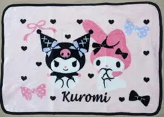 Kuromi & My Melodyブランケット　　ひざ掛け　ピンク　新品未使用