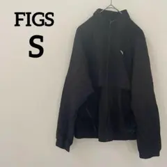 １点もの✨ FIGS 【S】黒 ブラック ジャケット アウター レディース