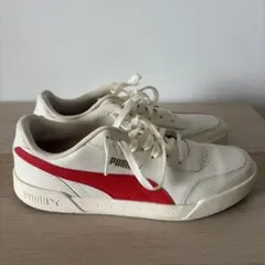 PUMA スニーカー ホワイト レッド　28.5cmのサムネイル