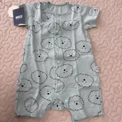 【新品未使用】BREEZE ヒツジ柄ロンパース 80