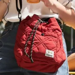 巾着ショルダーバッグ