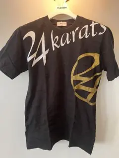 ⚠️ 4月11日まで限定値下げ中⚠️24karatsブラックTシャツSTAYGOLD