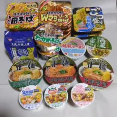 食品まとめ売り　詰め合わせ　カップ麺　袋麺のサムネイル