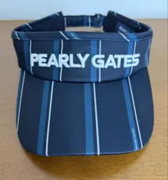 PEARLY GATES サンバイザー チェック柄 - メルカリ