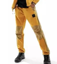 ノースフェイス ウーブン シェル トラック ジョガー イエロー ブラウン